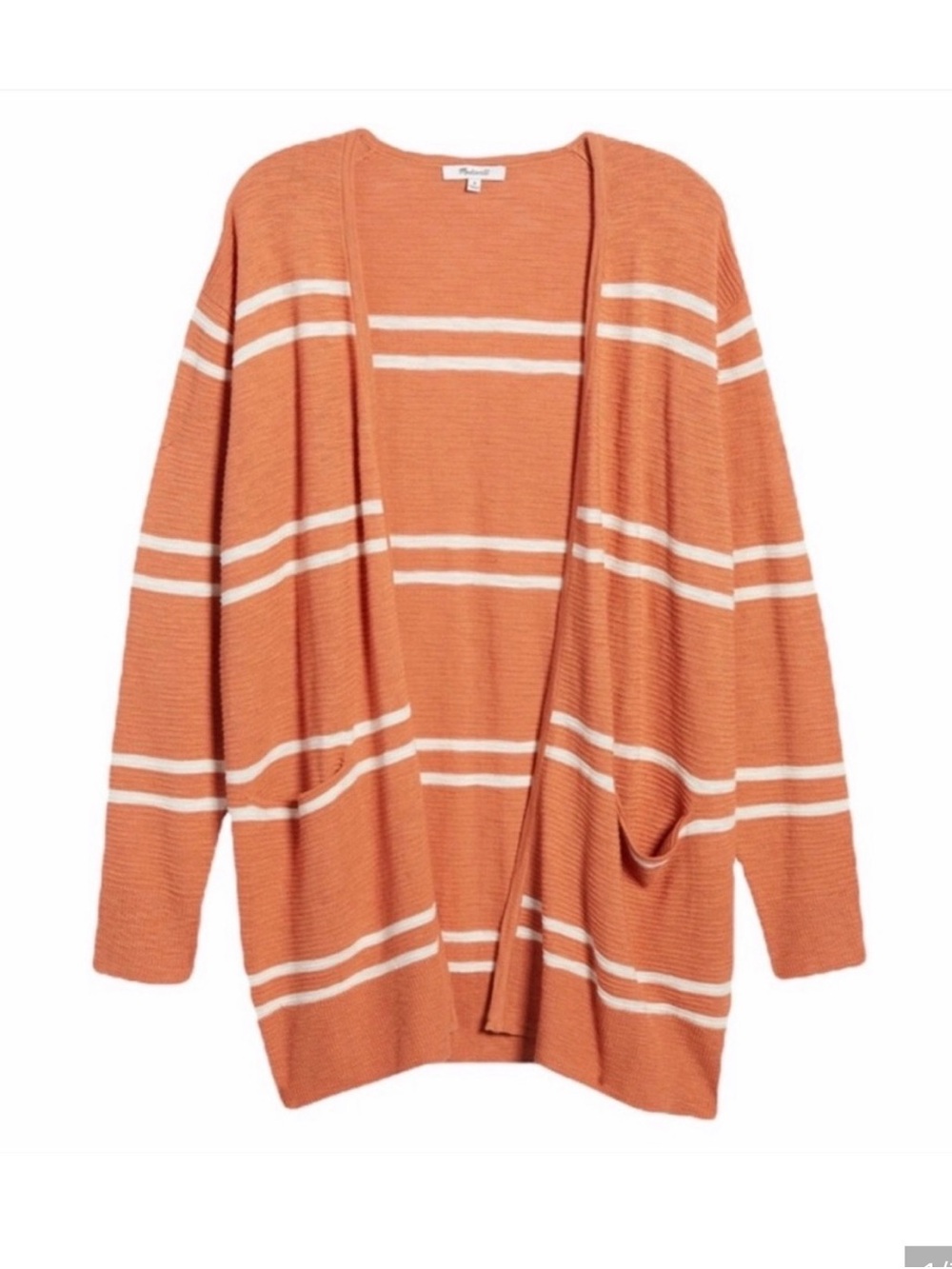 NWT! Madewell Ryder Striped Summer Cardigan, Size small